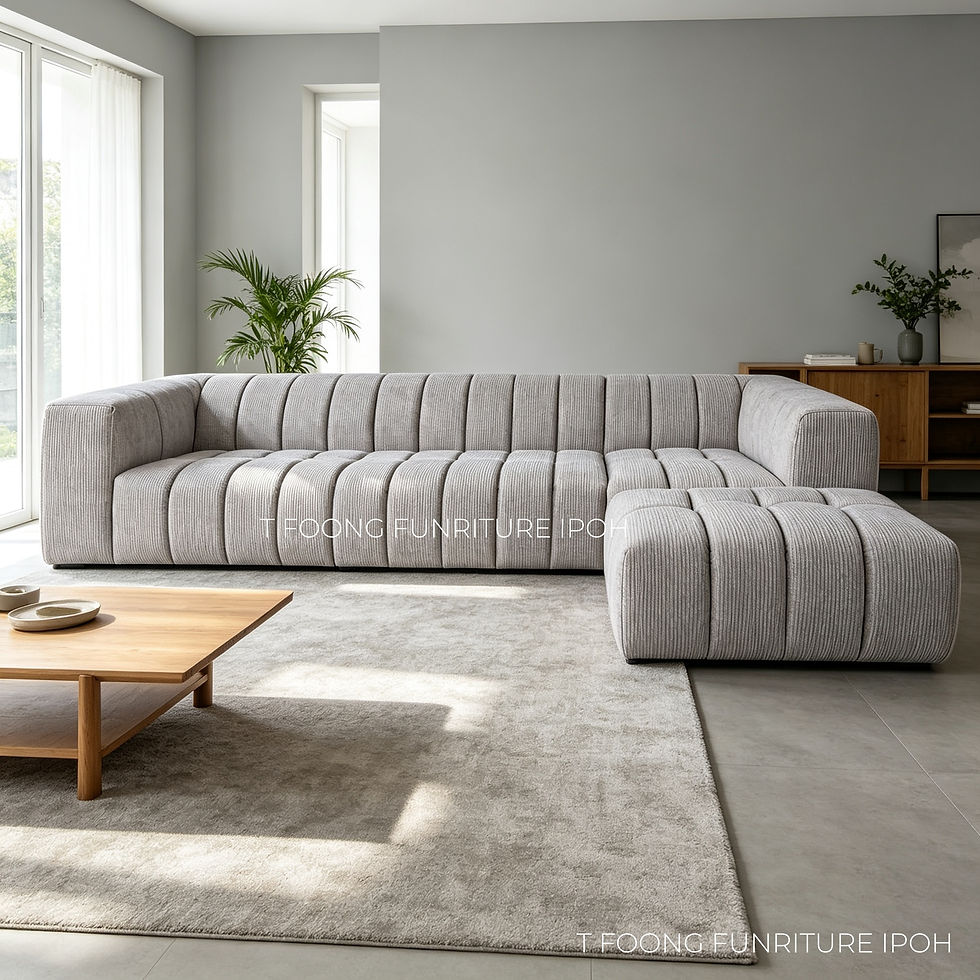 Tania Grand Channel-Tufted Custom Sofa – Custom Sizing, Premium Fabric,and Color