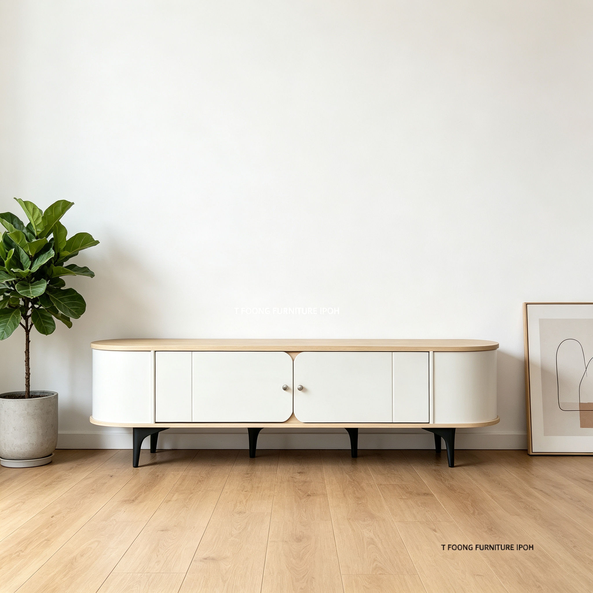 Sora Oval TV Cabinet