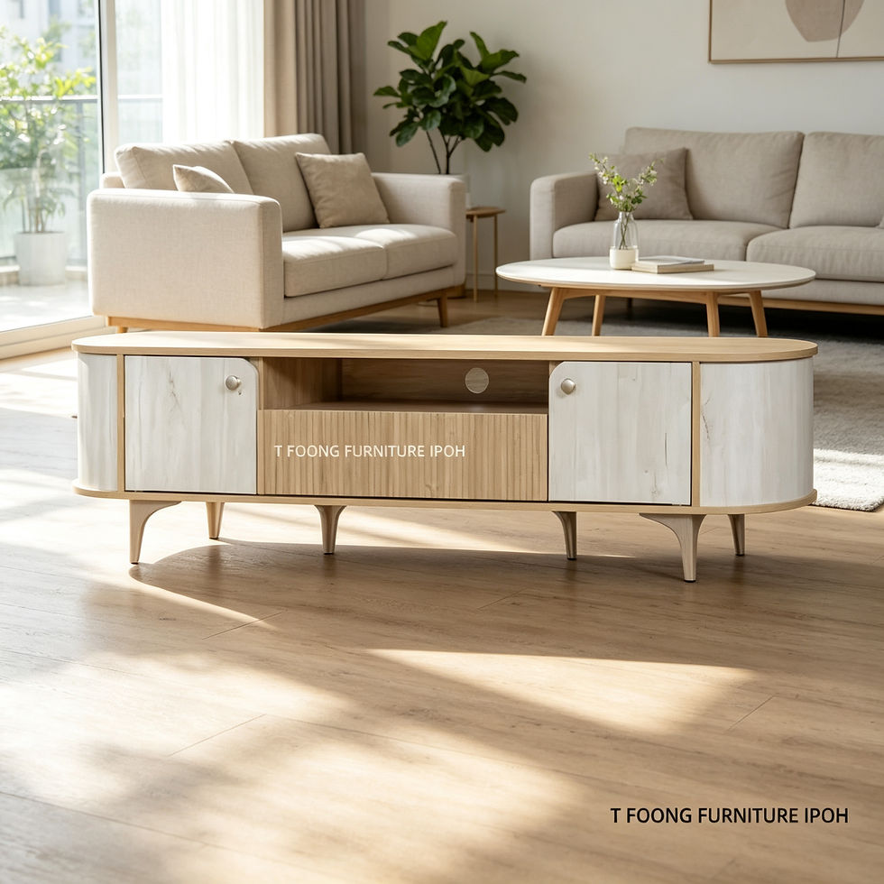 Lyra Oval TV Cabinet