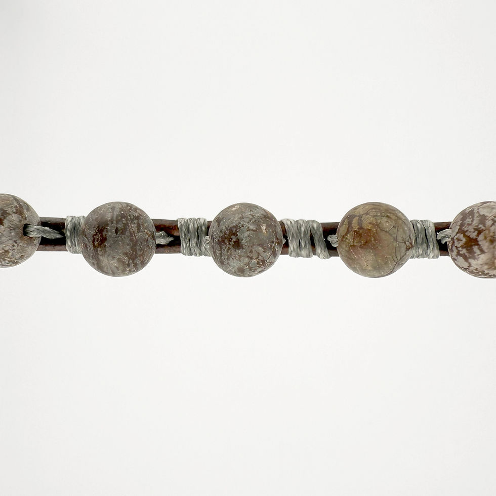 Product: Brown Snowflake Obsidian Wrap Bracelet