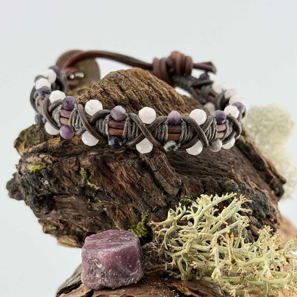 Product: Rose Quartz & Purple Opal