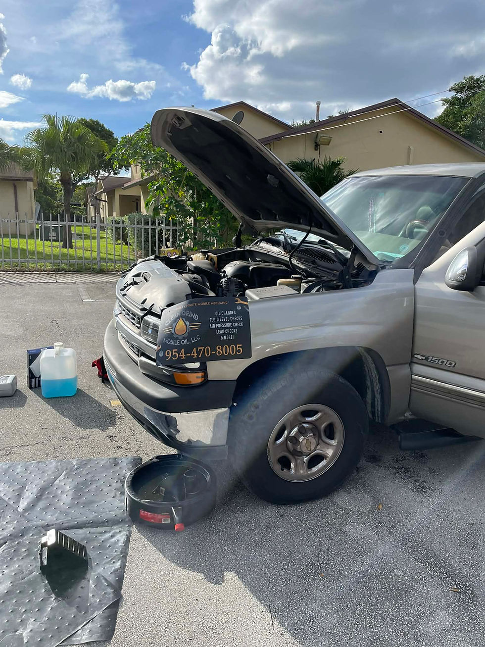 Clean Grind Mobile Oil