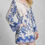 Thumbnail: Printed Criss Cross V Neck Bohemian Romper