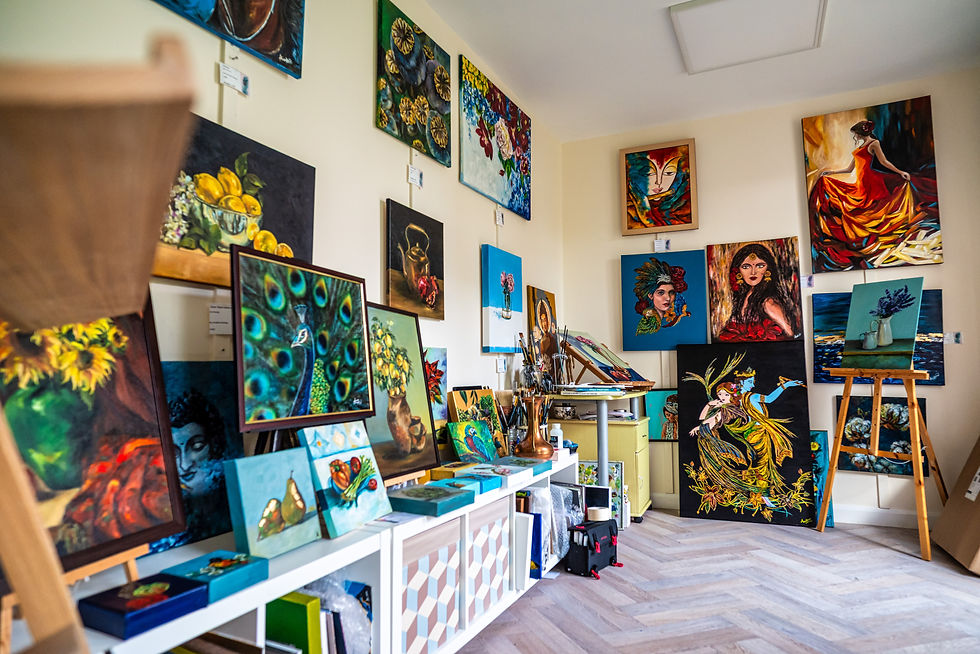 Artwork by Aradhna Rastogi, photograph by David Chalk