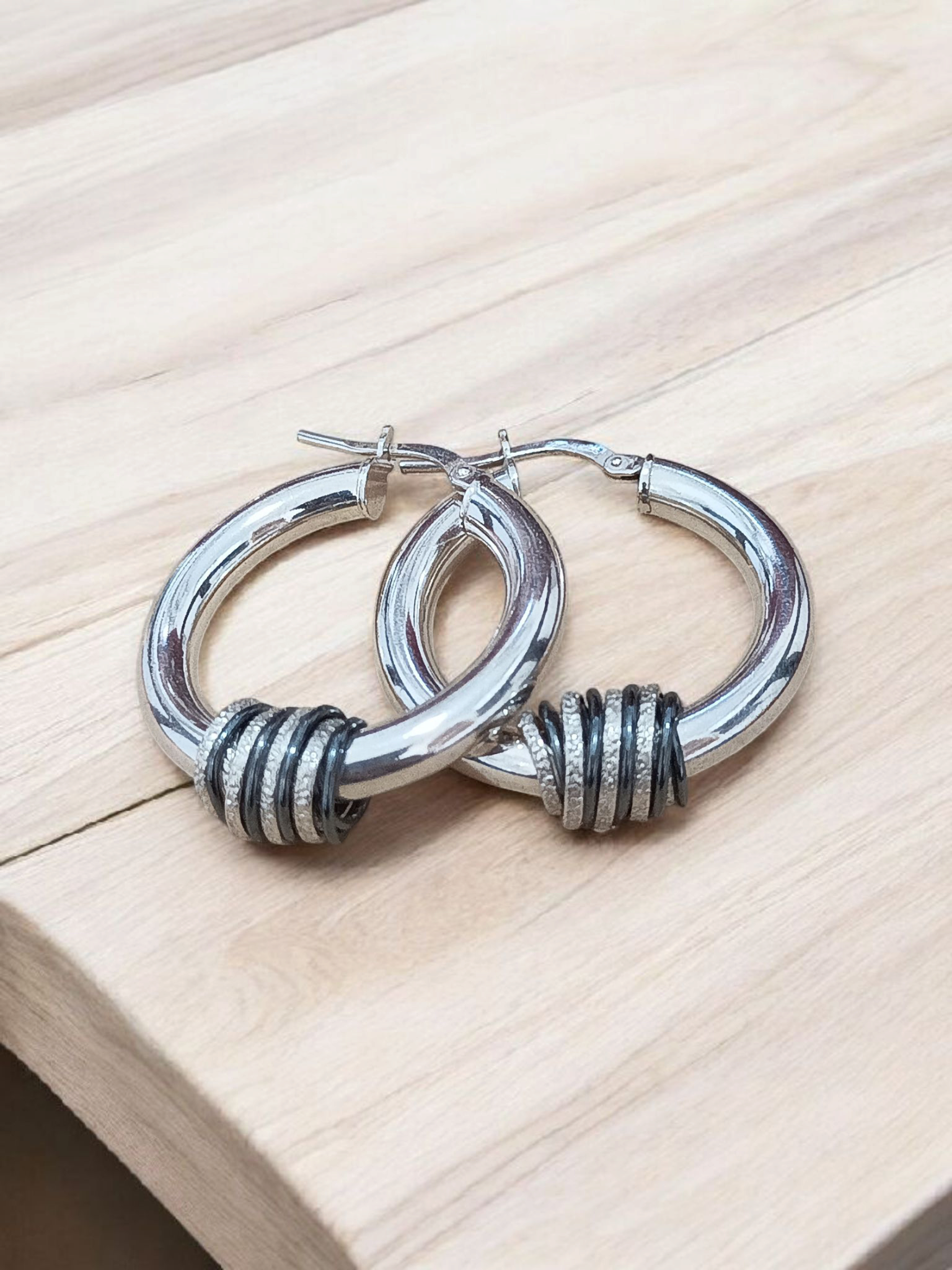 ג'יפסי 25ממ *5ממ רולינג שחור/כסף