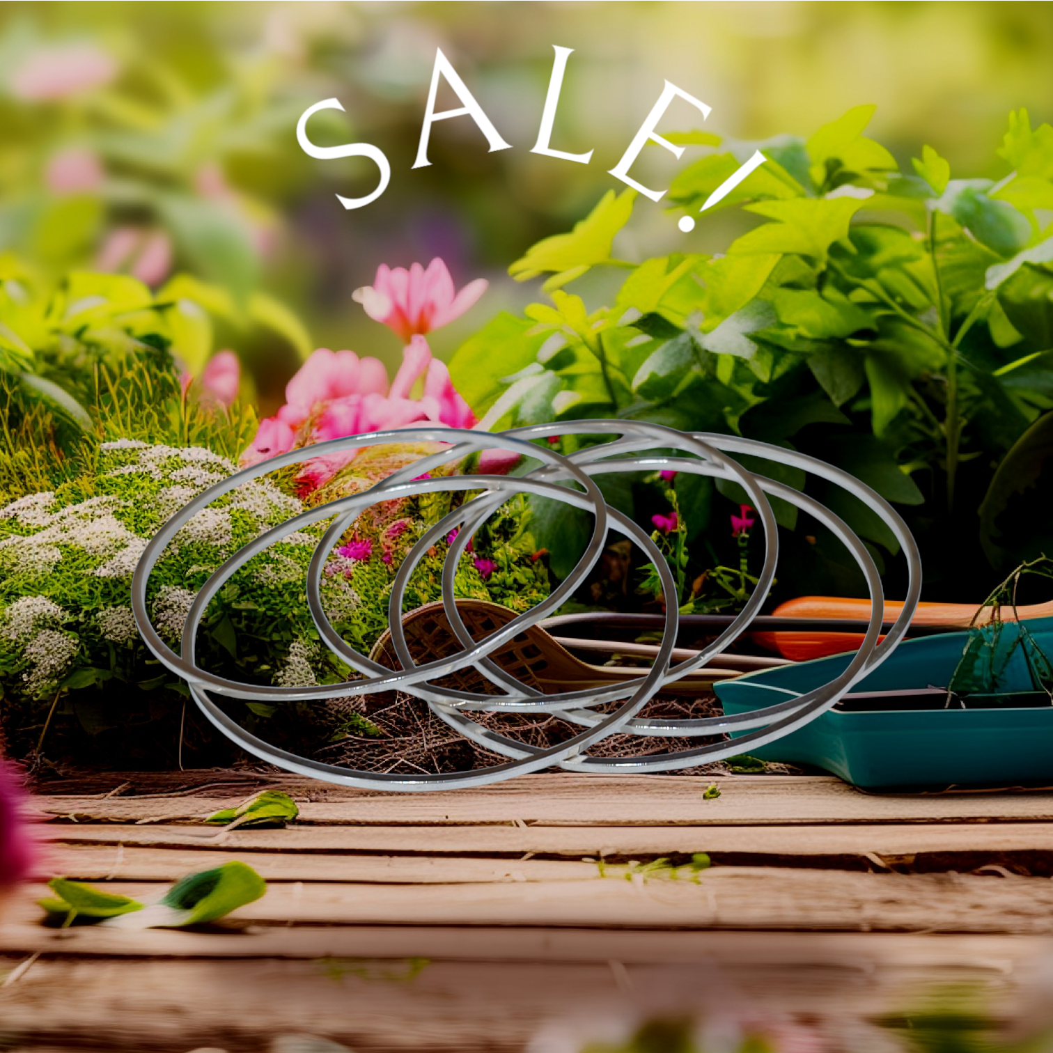 7 צמידים חוט עגול 1.5 ממ