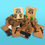 Thumbnail: Cardboard Clay Earrings
