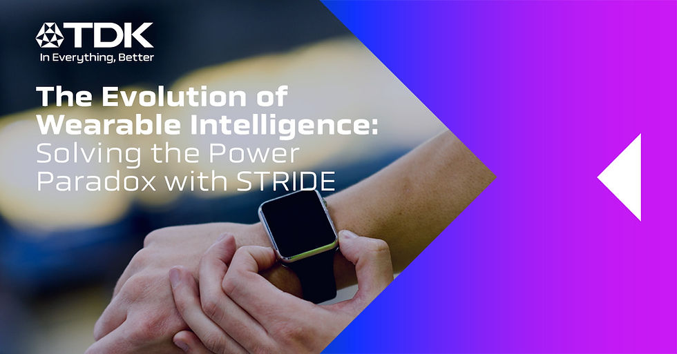 The Evolution of Wearable Intelligence: Solving the Power Paradox with STRIDE 