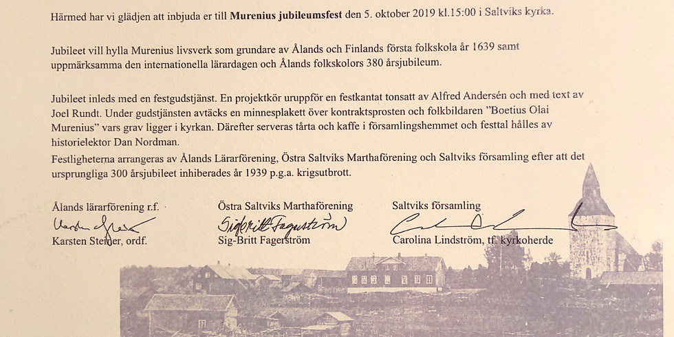 Murenius jubileumsfest
