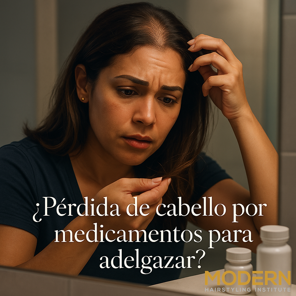 ¿Caída de cabello por medicamentos para adelgazar?