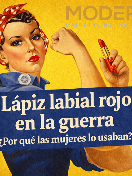 Lápiz labial rojo en la guerra: ¿por qué las mujeres lo usaban?