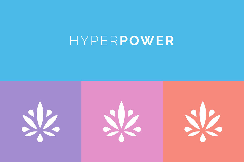 Presentation av logotyp och symbol för HyperPower