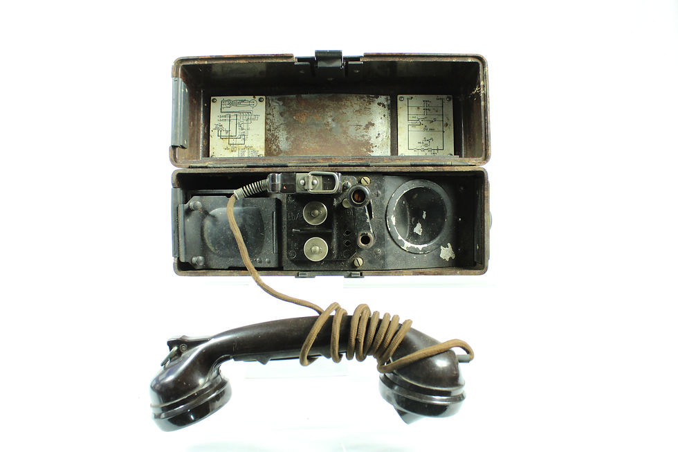 Thumbnail: WW2 FF33 German Field telephone