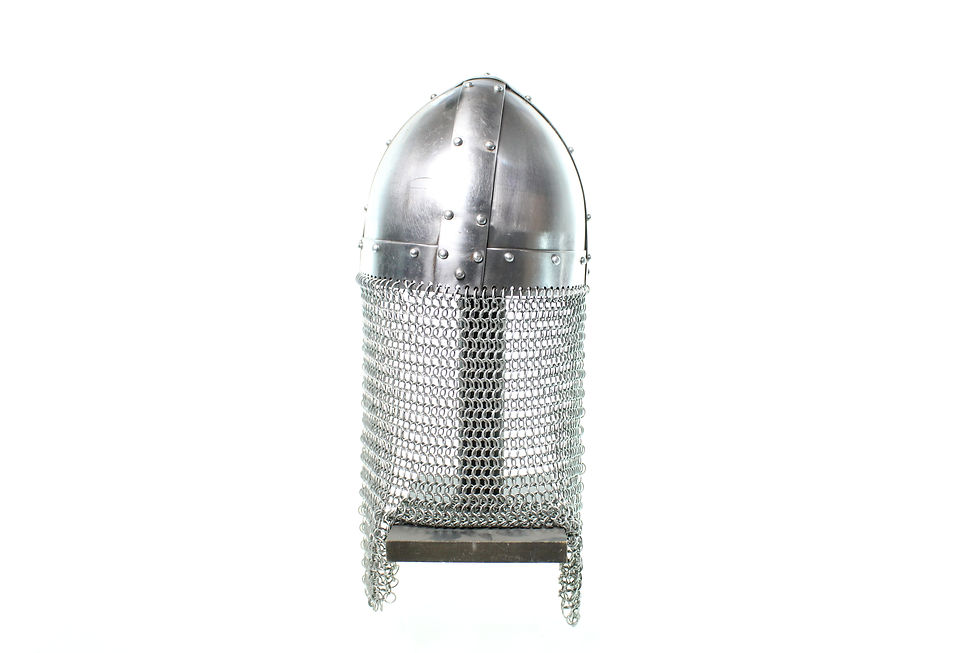Thumbnail: Norman Nasal Helm with Mail Aventail