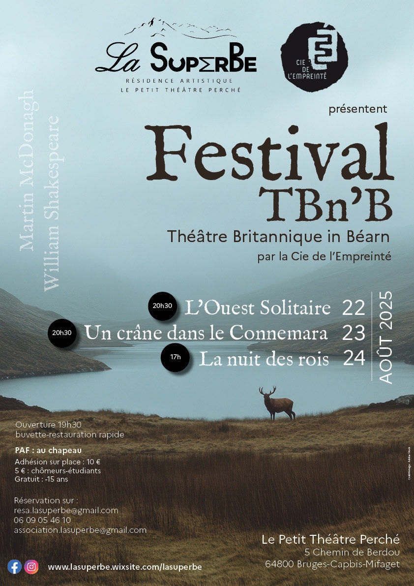 Festival TBn’B (Théâtre Britannique en Béarn)