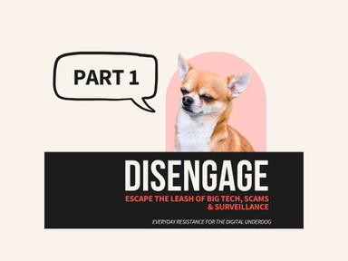 DISENGAGE: Escape the Leash of Big Tech, Scams & Surveillance—Everyday Resistance for the Digital Underdog (Free Book, No Tracking)