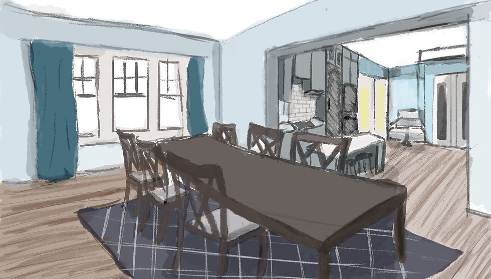 Dinning Room Concept Art