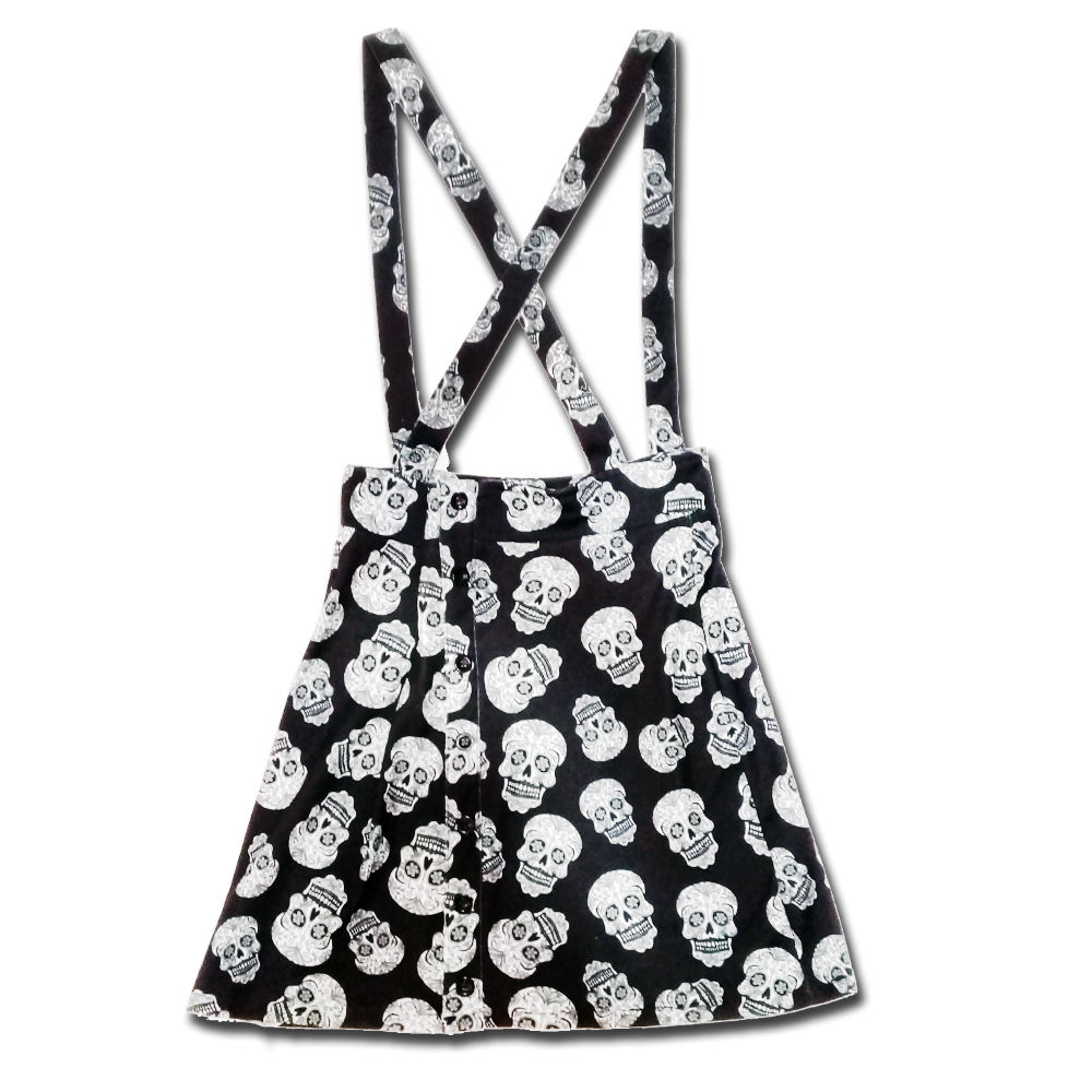 CALAVERAS - CATRINAS NEGRAS (Falda)