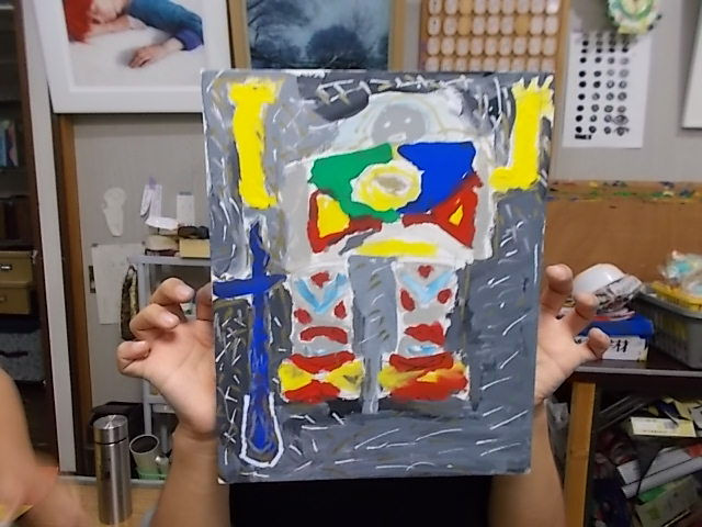 アクリル画