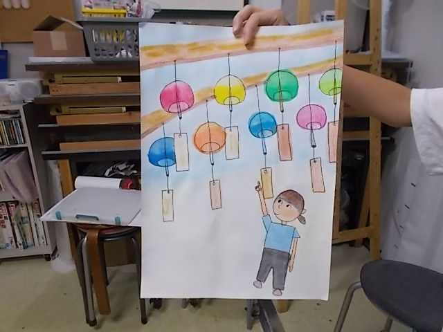 風鈴の絵