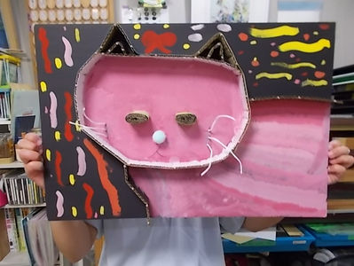 帯の絵の完成作・日曜クラス