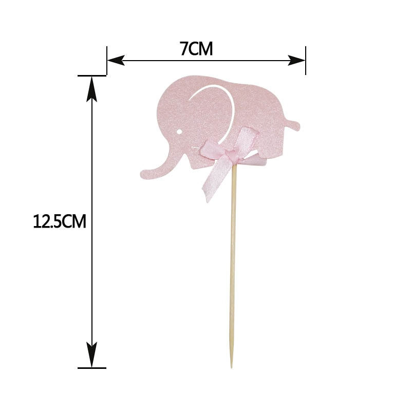 Miniatura: Toppers para bolos figura de elefante
10 unidades