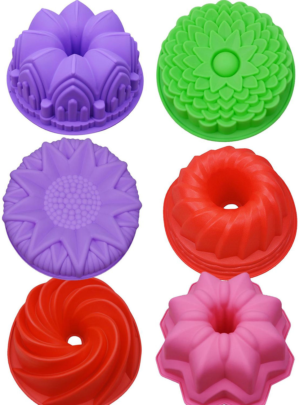 Miniatura: Foema de silicone para bolos. 4 modelos
unidade