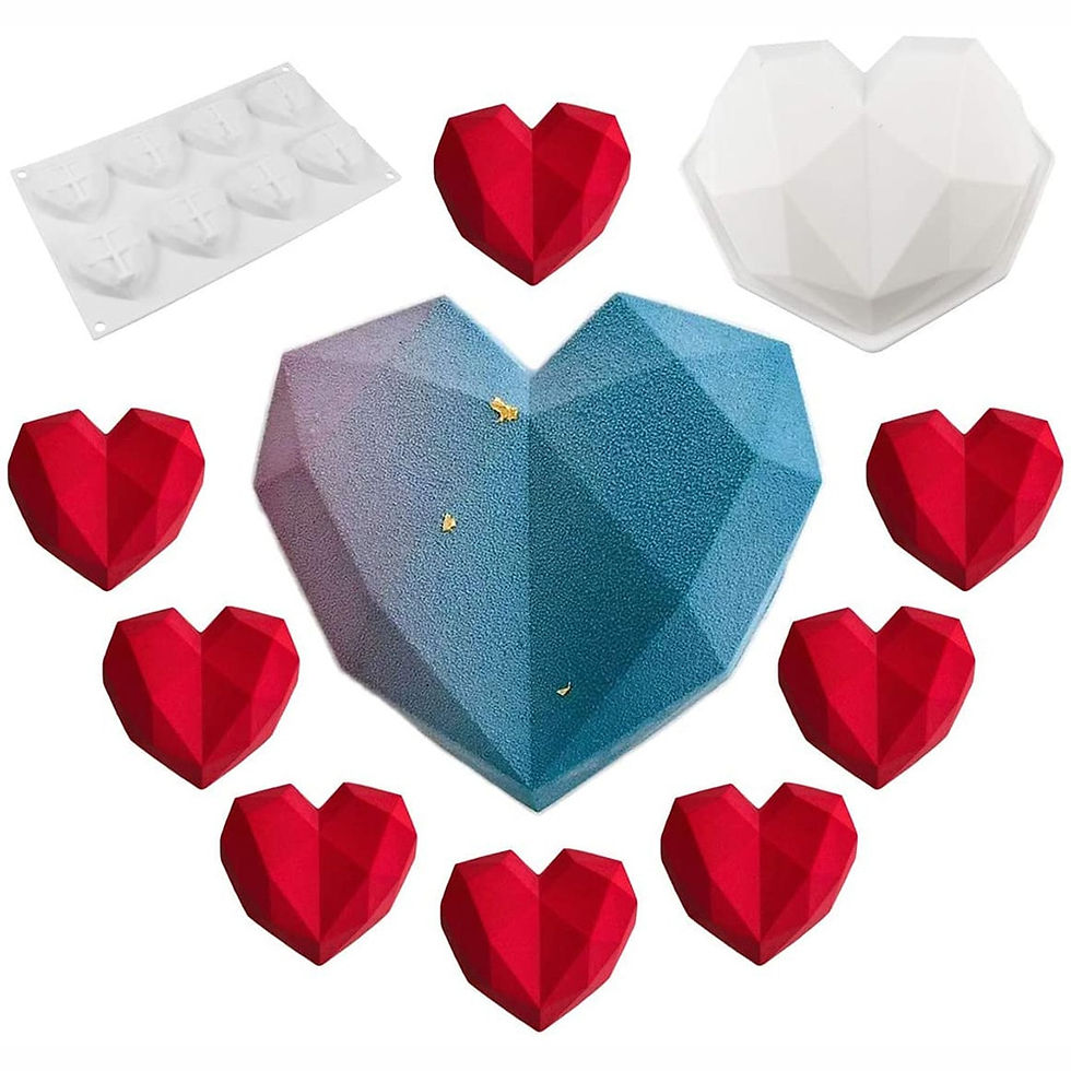 Miniatura: Forma em silicone formato diamante
