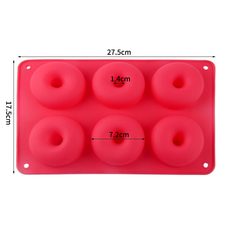 Miniatura: Forma de silicone para donuts. 4 tamanhos
unidade