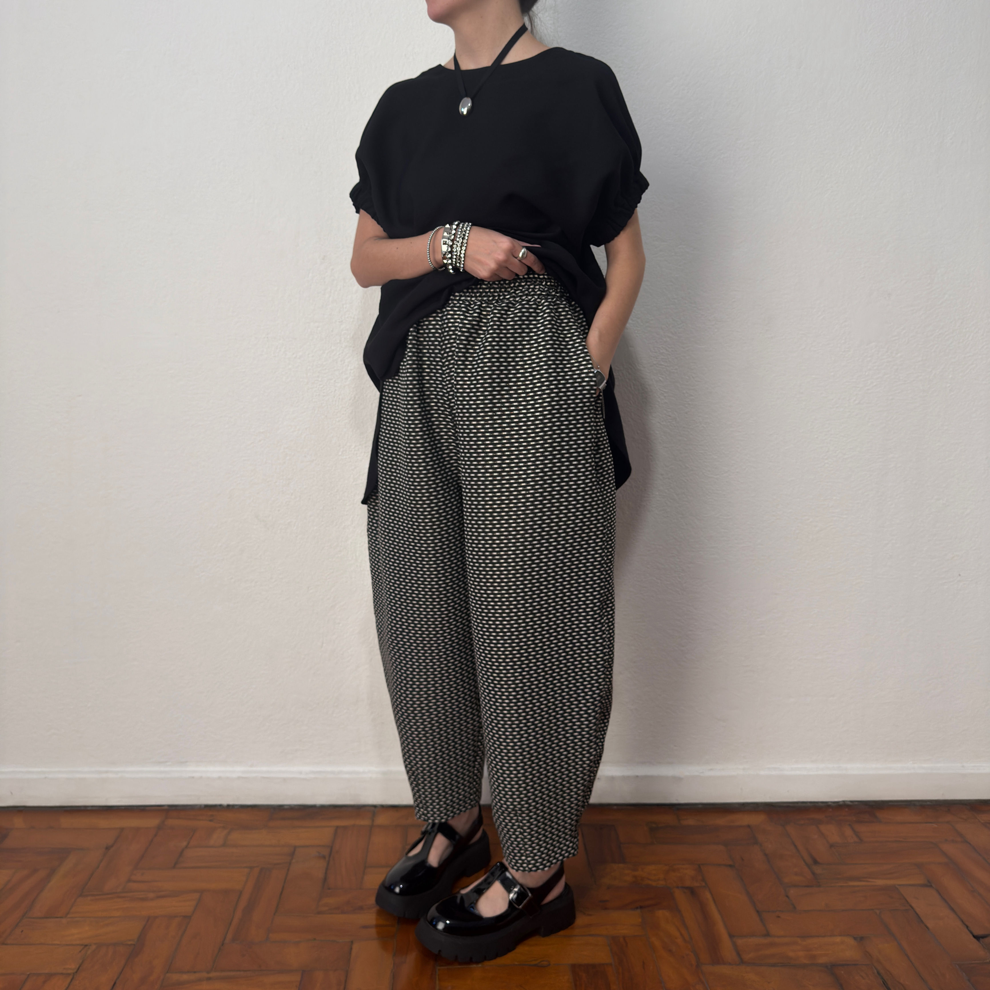 Calça Arlo jacquard