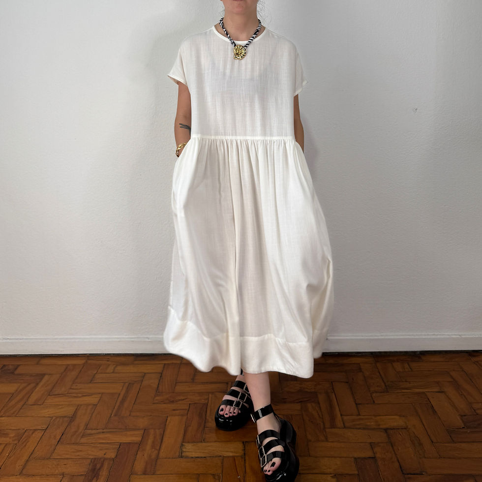 Miniatura: Vestido Violetta offwhite