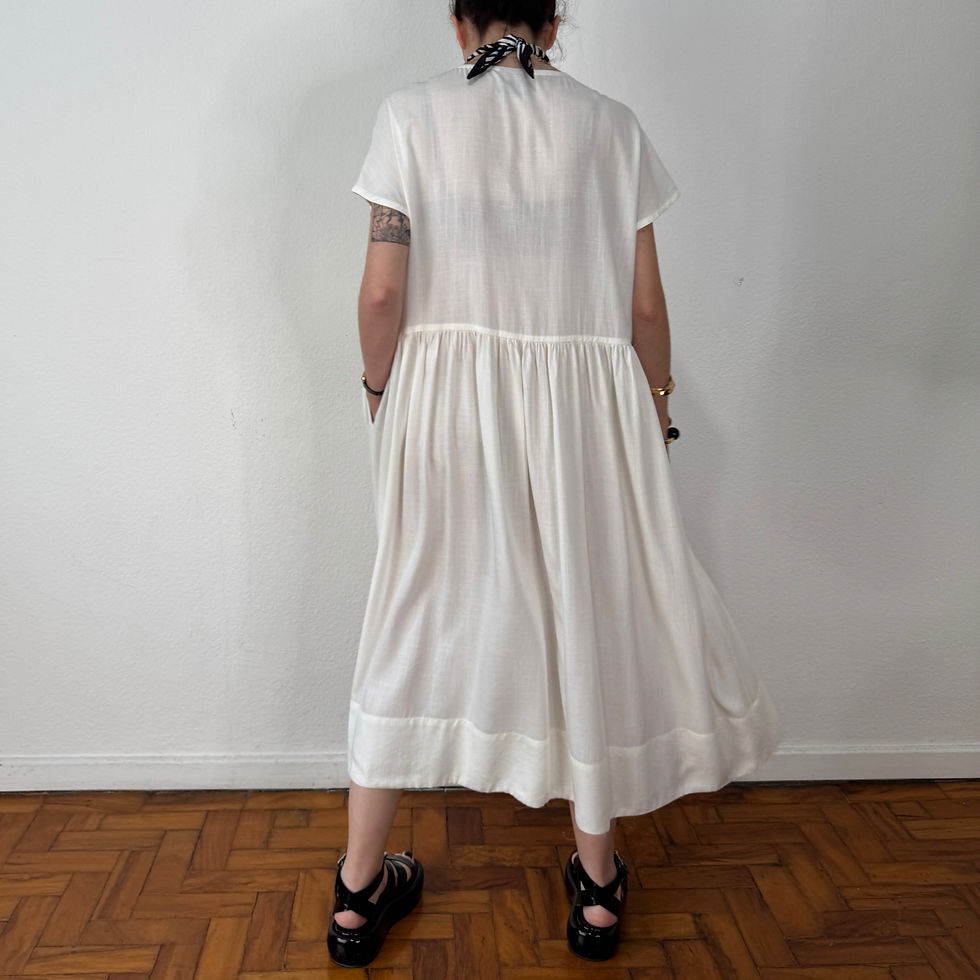 Miniatura: Vestido Violetta offwhite