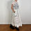 Miniatura: Vestido Violetta tule bco bordado