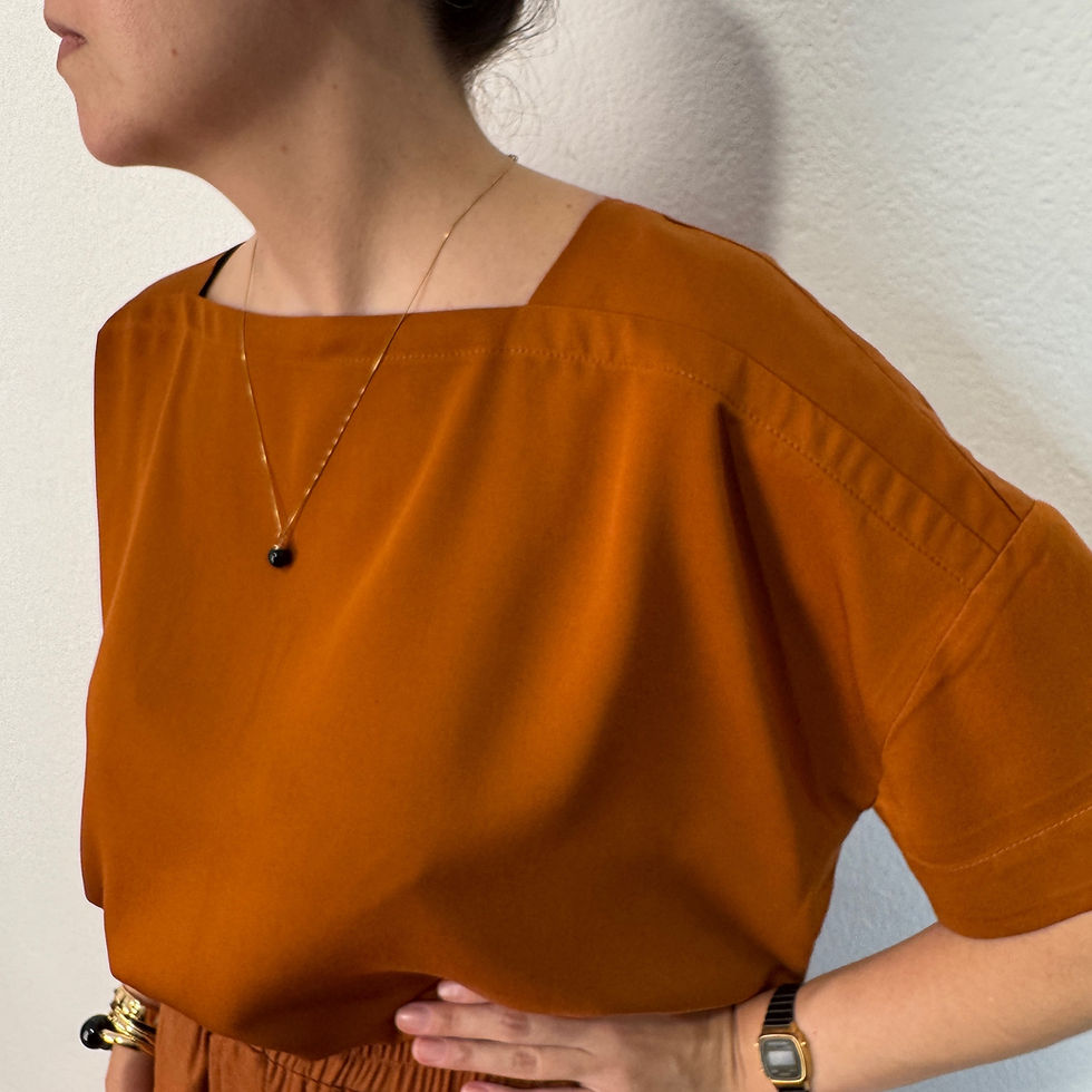 Miniatura: Blusa Orlla caramelo