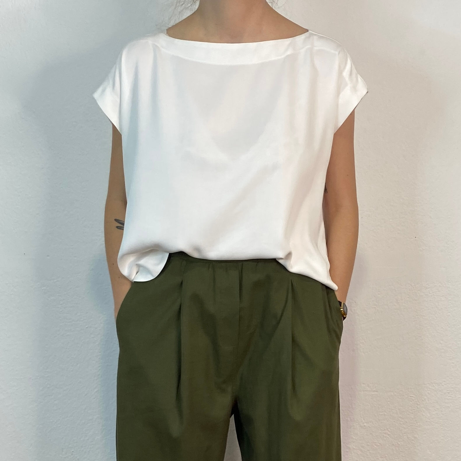 Blusa Polly offwhite