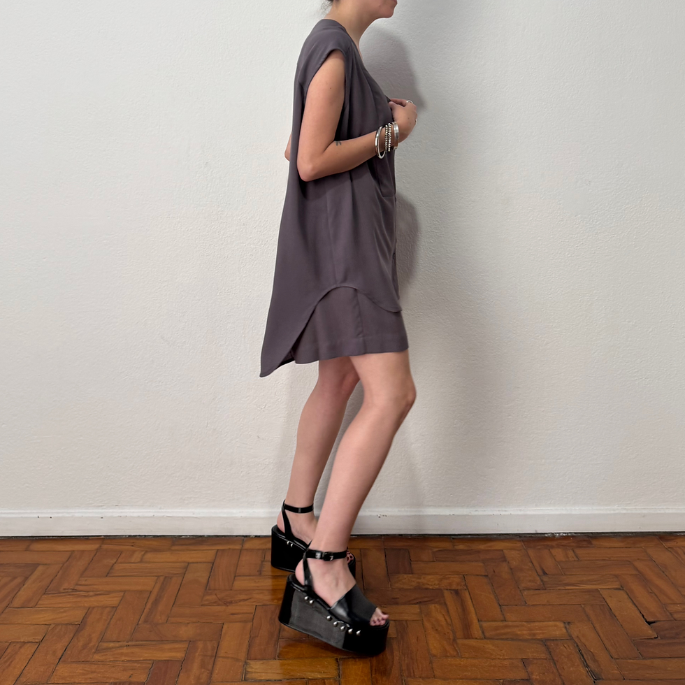 Miniatura: Camisão Stella cinza