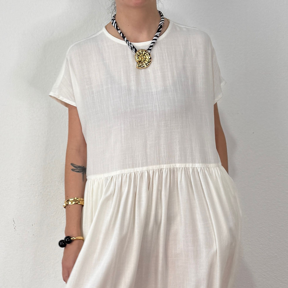 Miniatura: Vestido Violetta offwhite