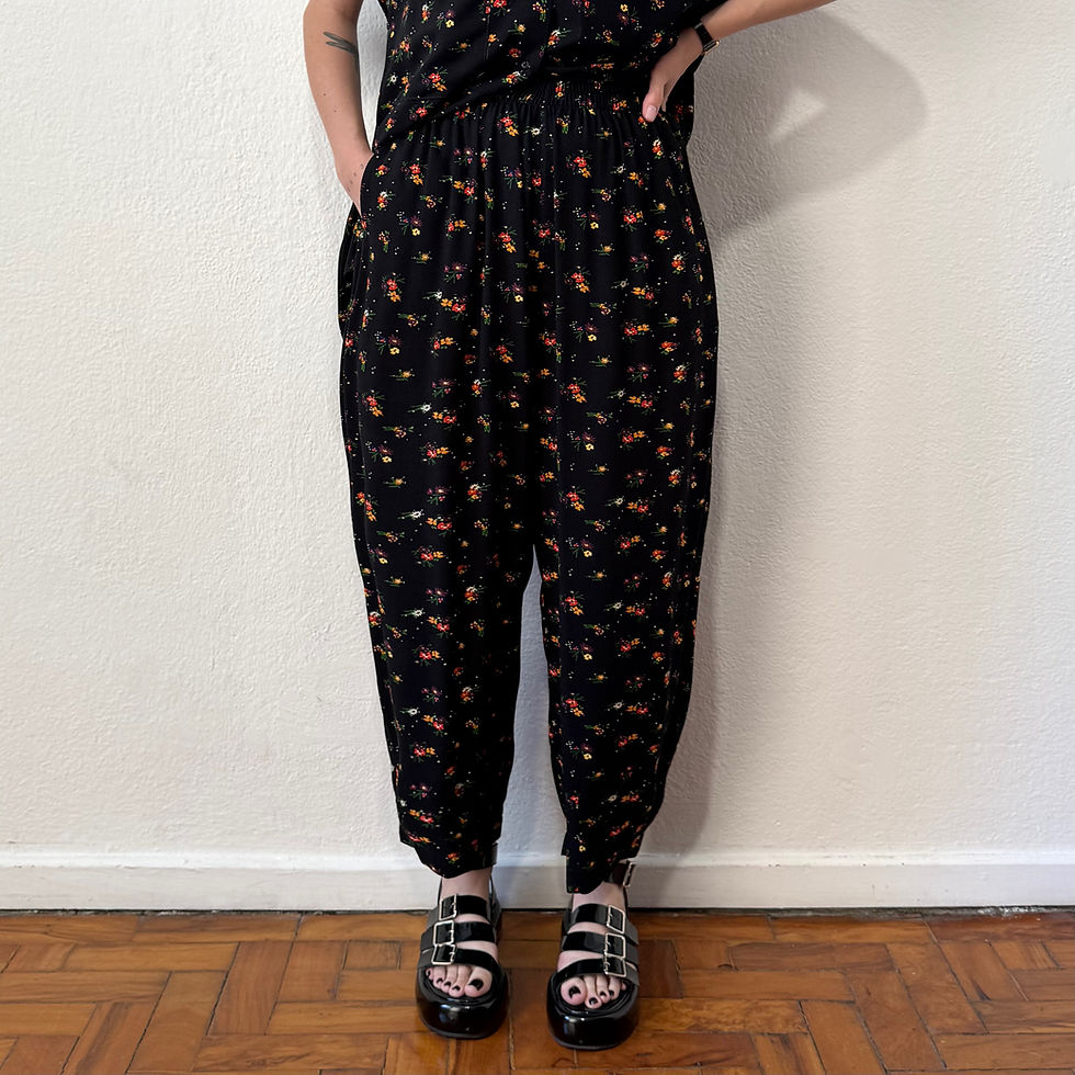 Miniatura: Calça Arlo floral preto