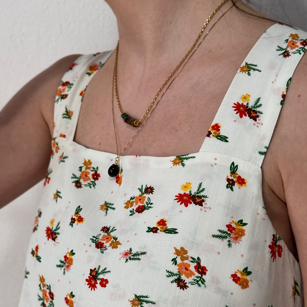 Miniatura: Vestido Sici floral branco