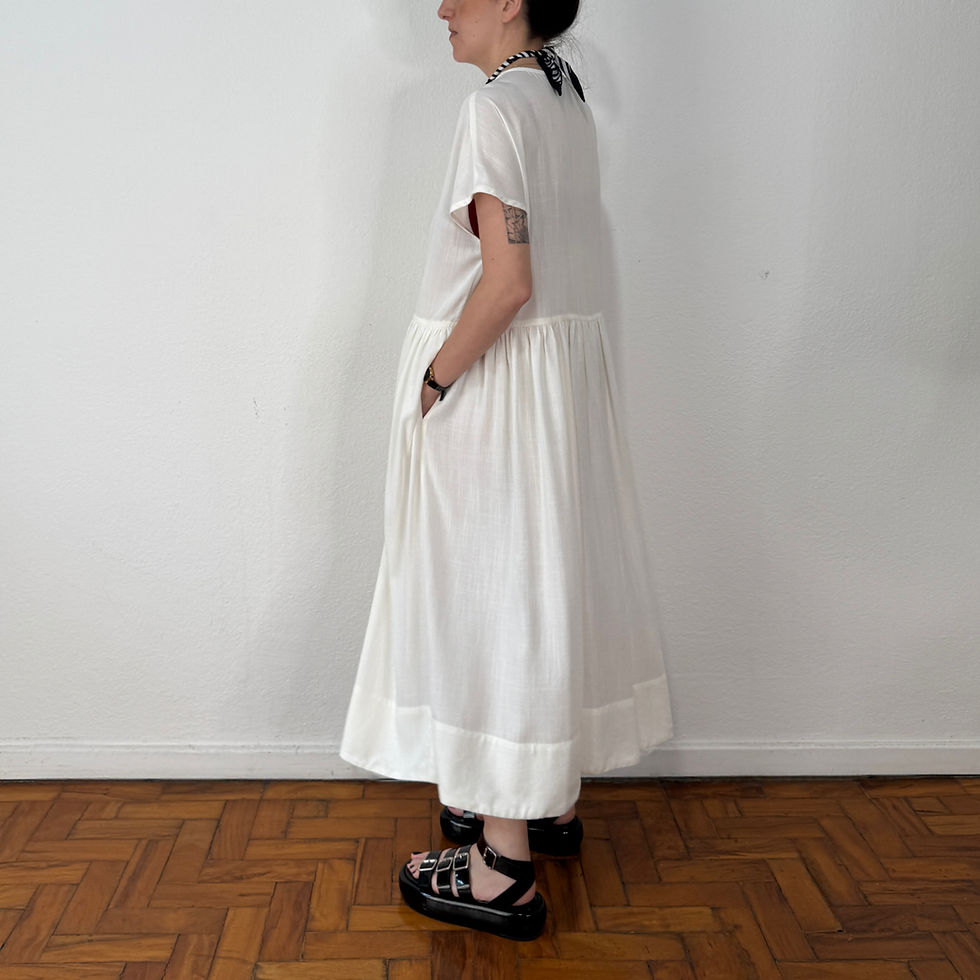 Miniatura: Vestido Violetta offwhite