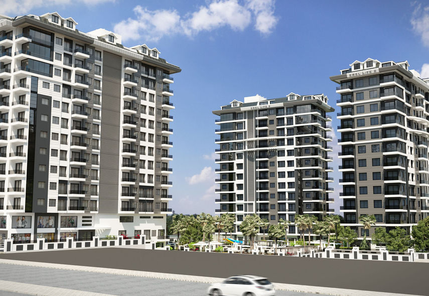 Erel Life Mahmutlar Alanya - купить квартиру в Турции, Анталия, Аланья, от застройщика, выгодно.