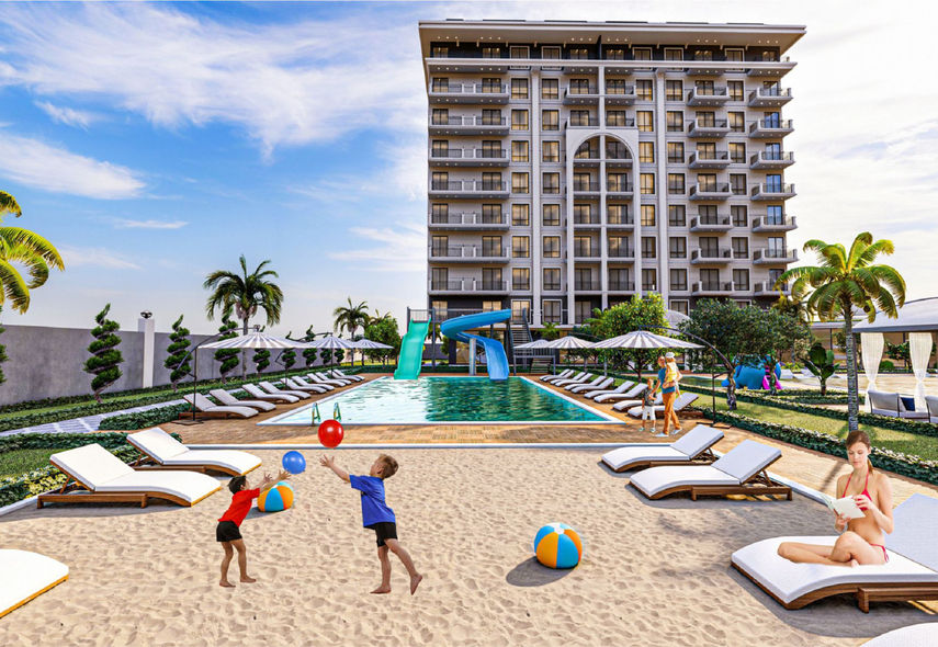 Exodus Riverside Residence Alanya Turkey - купить квартиру в Турции, Анталия, Аланья, от застройщика, выгодно.