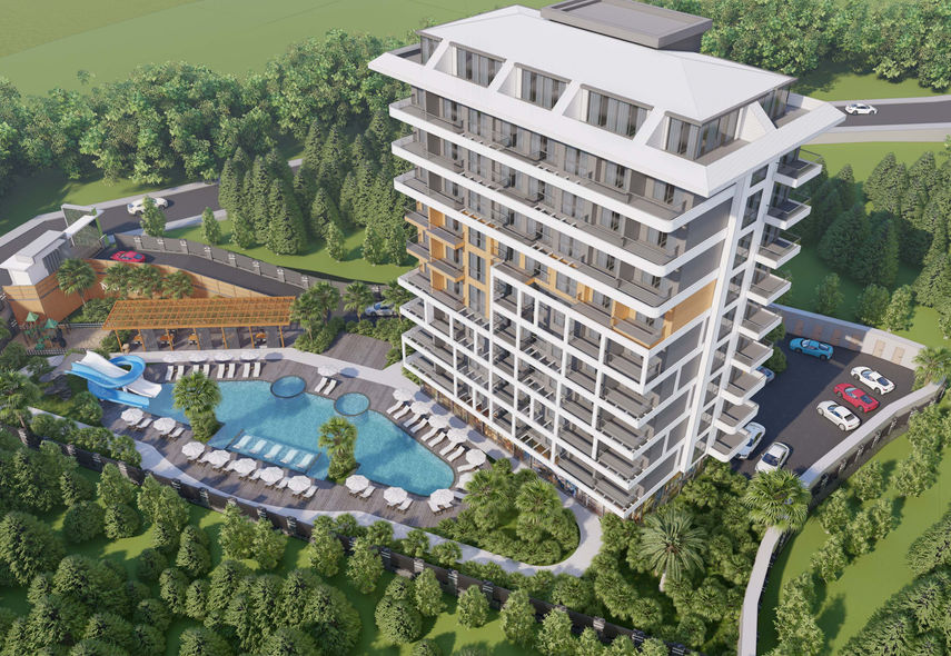 Nobby Comfort -купить квартиру в Турции, Анталия, Аланья, от застройщика, выгодно.