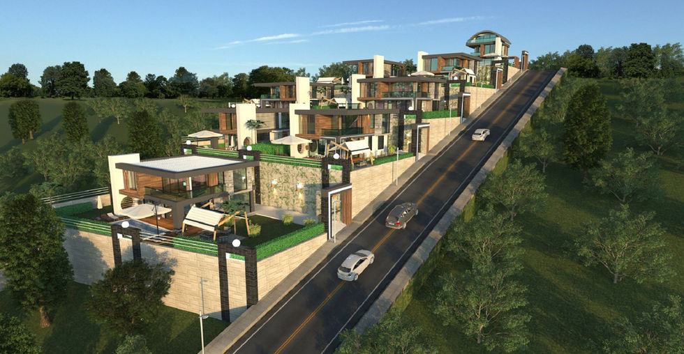 Toprak Royal Villas Alanya - купить виллу в Турции, Аланья, с видом на море, от застройщика.