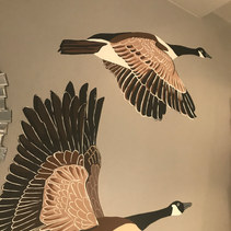Flying Geese - Interior Mural