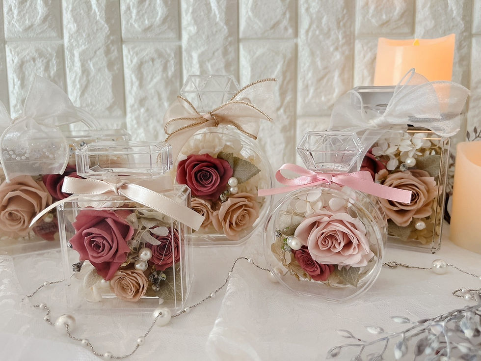 【特別開催】大人の魅力が香る くすみカラーローズのフレグランスボトルアレンジ