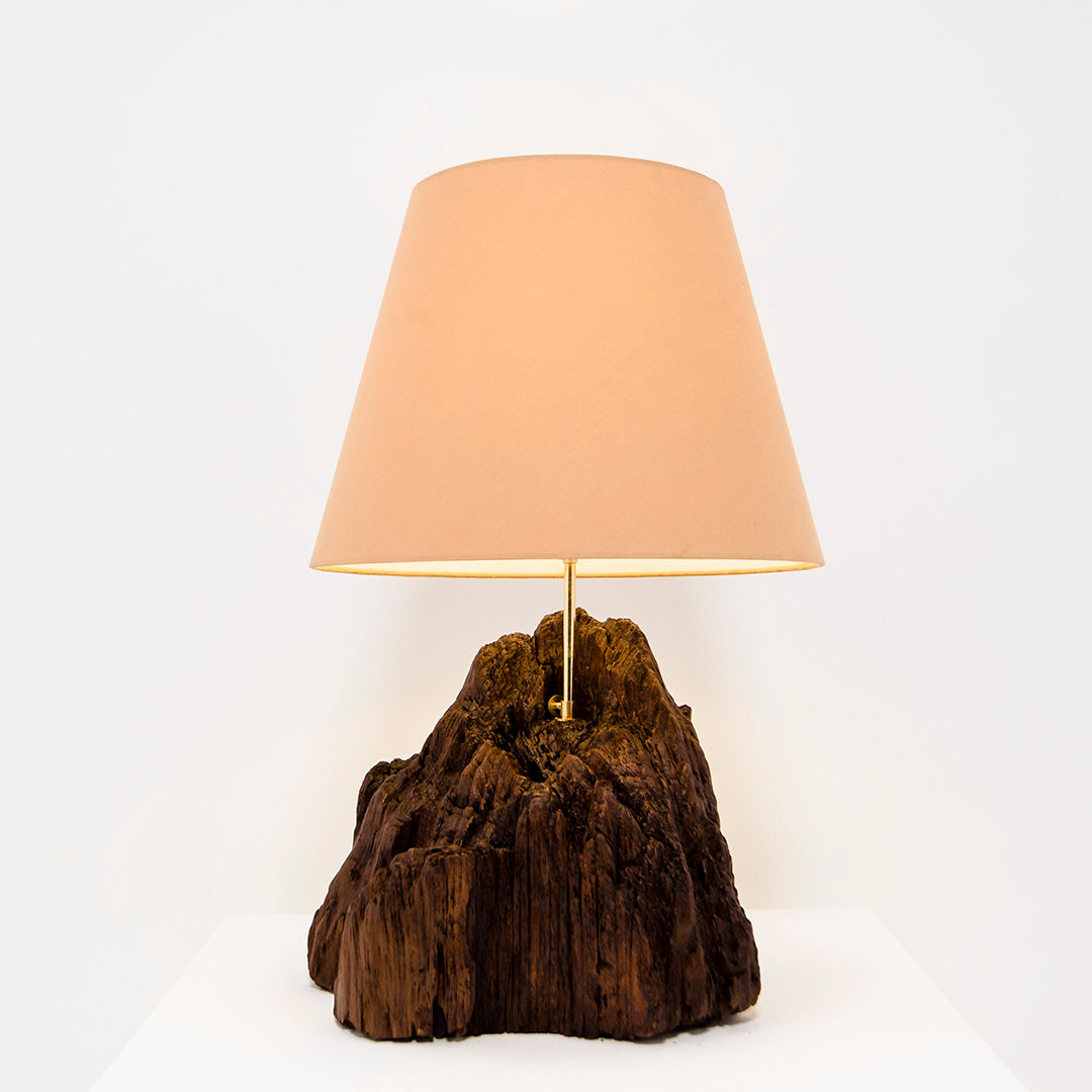 BUKIT - Antique wood lamp - Teak wood