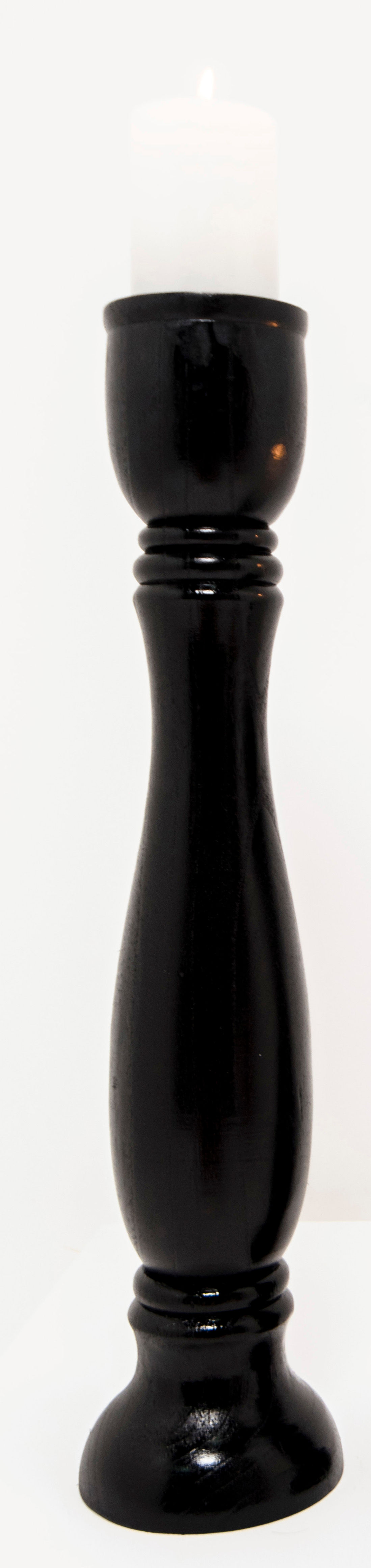 LEMUA L - Candle holder - Wood