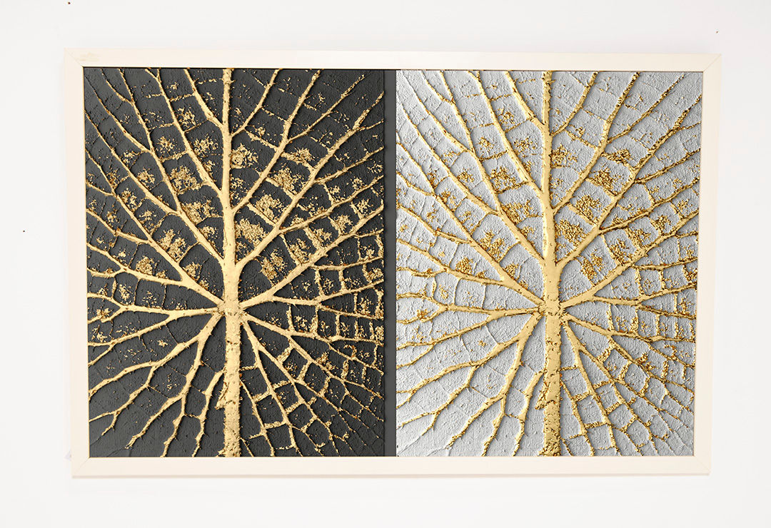 EMAS - Horizontal frame - White wood frame with high quality print.