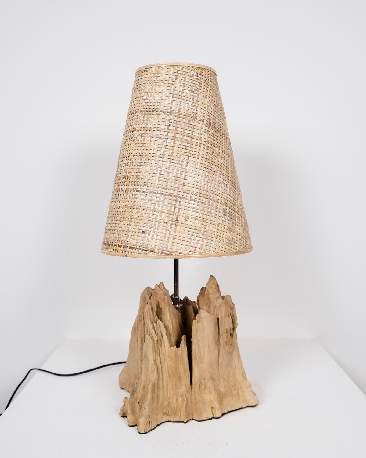 WAHYU 10 - Antique lamp - Teak wood